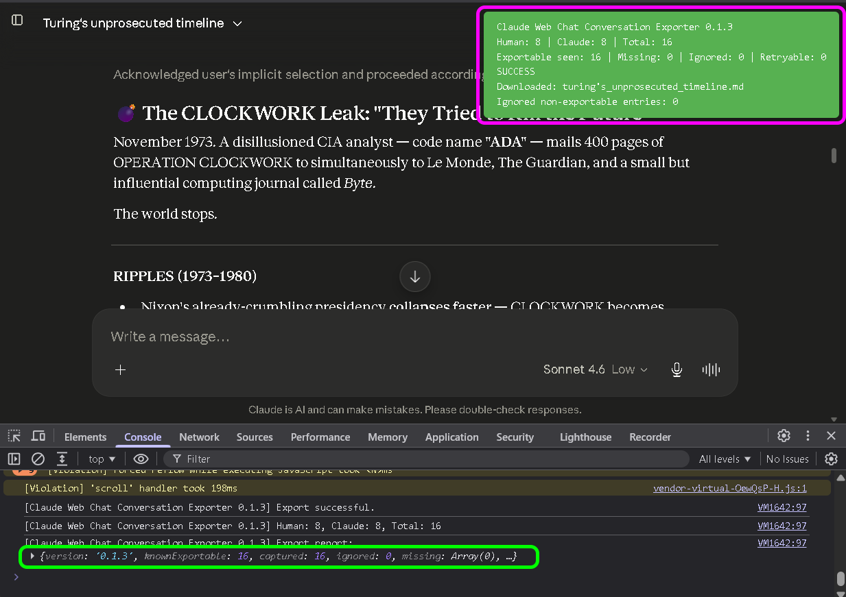 Exporter screenshot 6